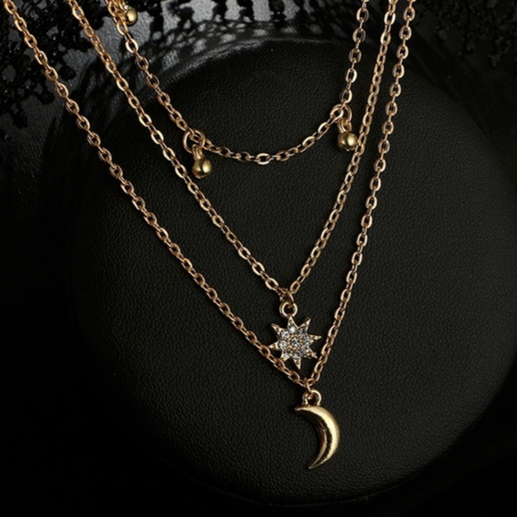 Starry Moon Necklace - Picture 2 of 5